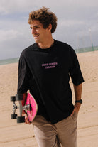 T-SHIRT BOXY HERE COMES THE SUN MEN