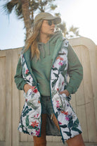 KAMIZELKA BUTTERFLY HOUSE WHITE LONG