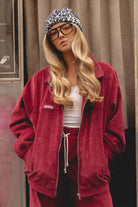 KURTKA RIDE BASEBALL CHERRY