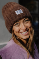 CZAPKA MOHER FLUFFY CHOCO