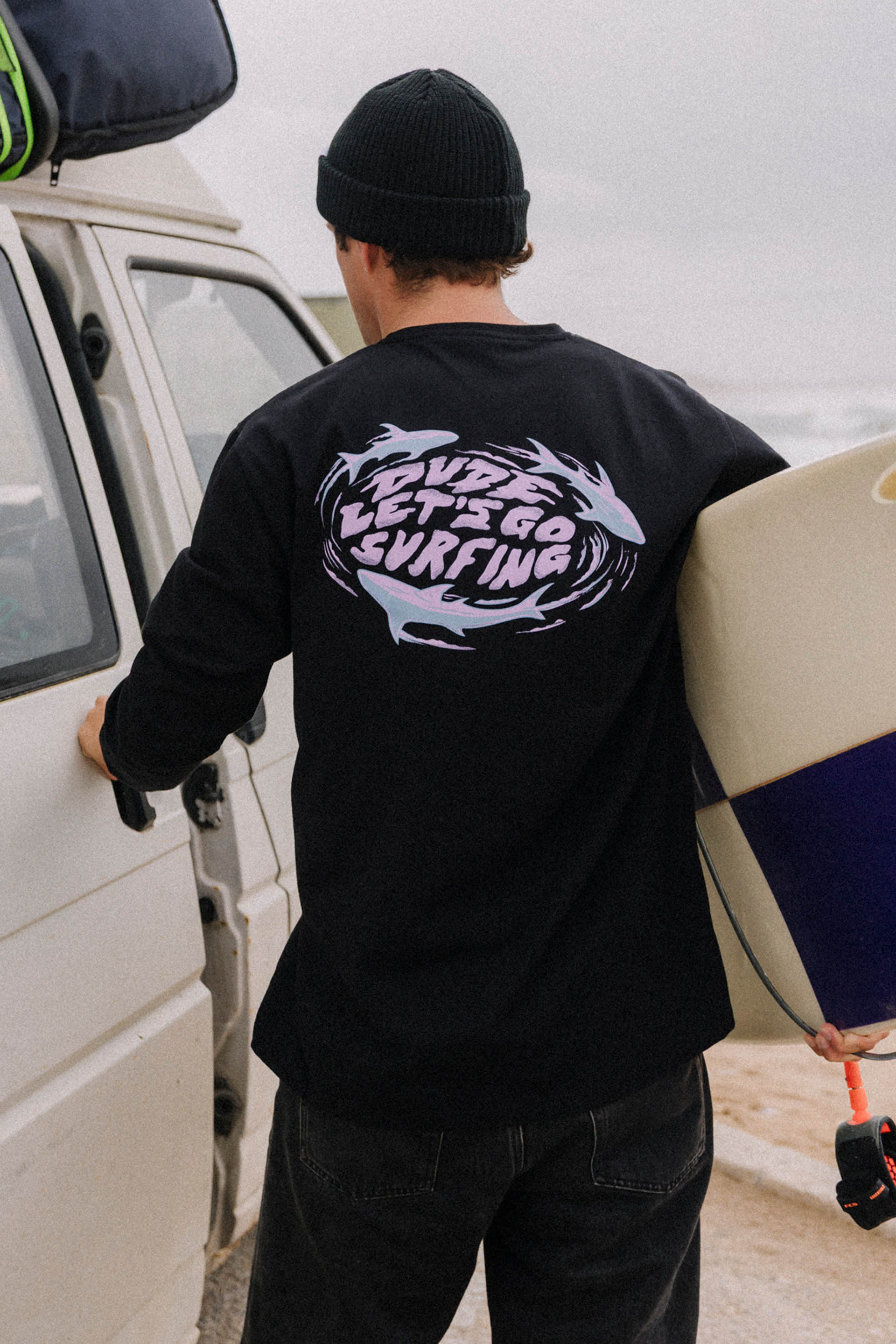 LONGSLEEVE DUDE LET'S GO SURFING