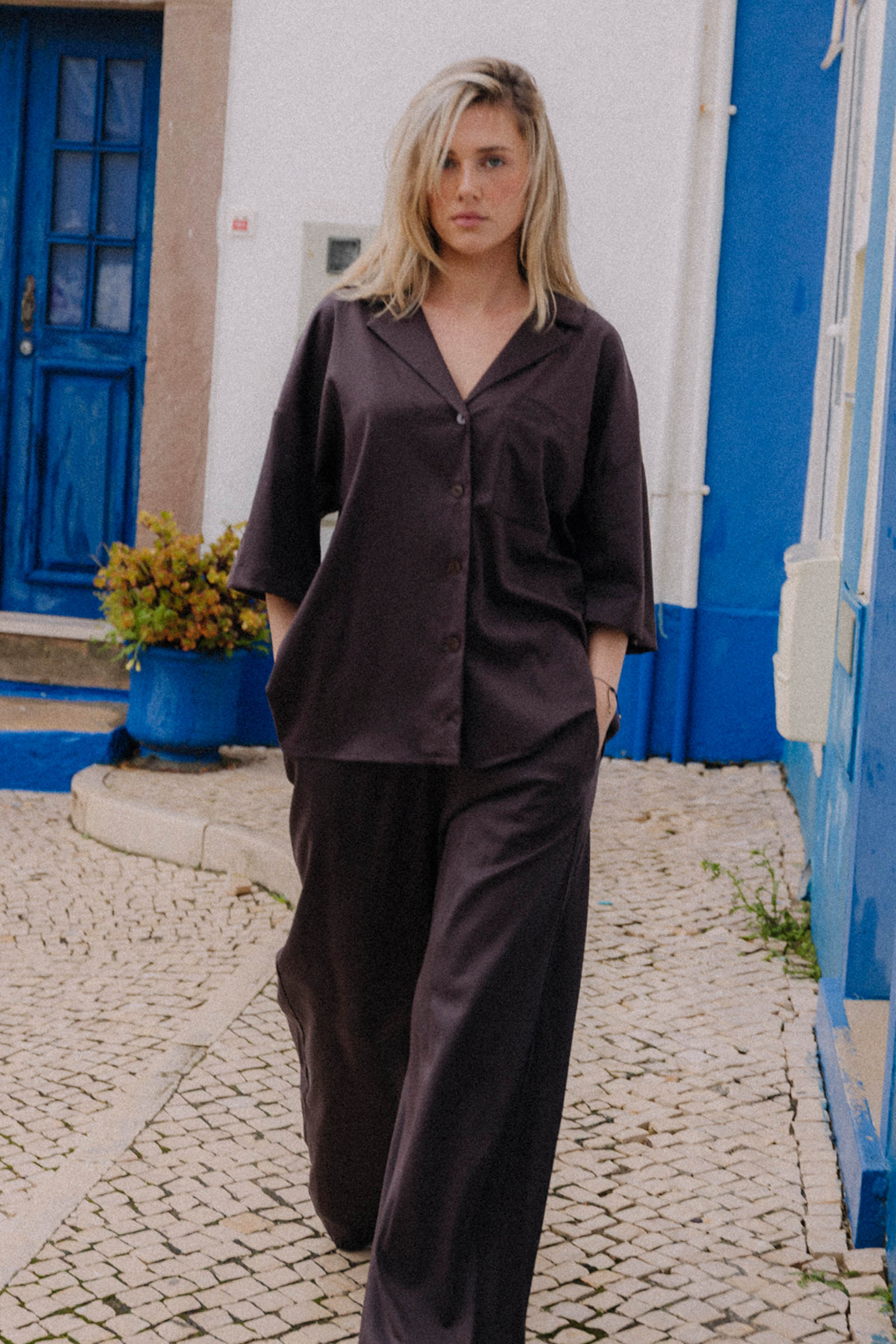 SPODNIE HANNAH CHOCOLATE