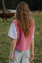 KAMIZELKA MERINO PINK