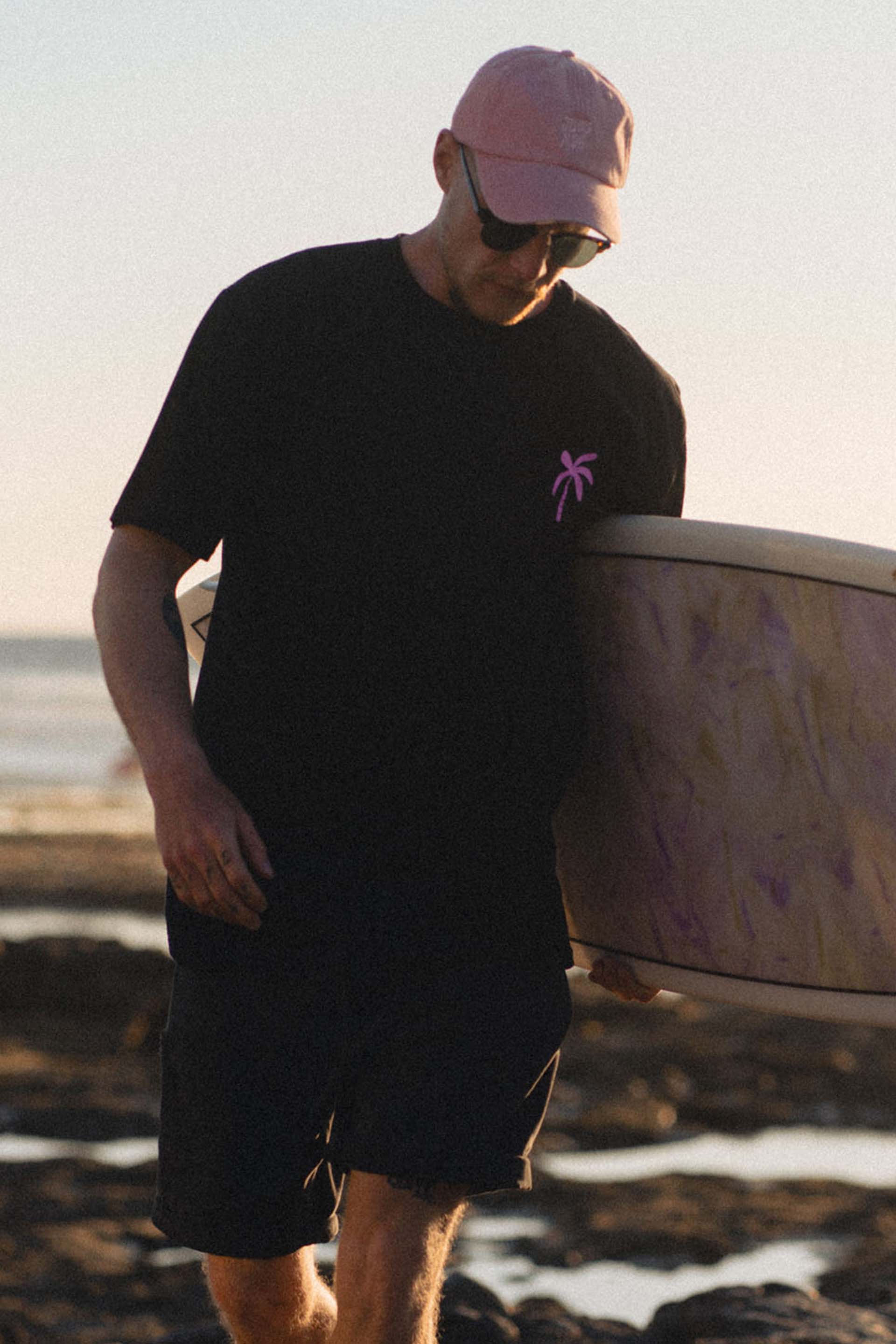 T-SHIRT PALM SPRINGS BLACK