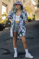 KURTKA DAMSKA BUTTERFLY HOUSE WHITE RAIN