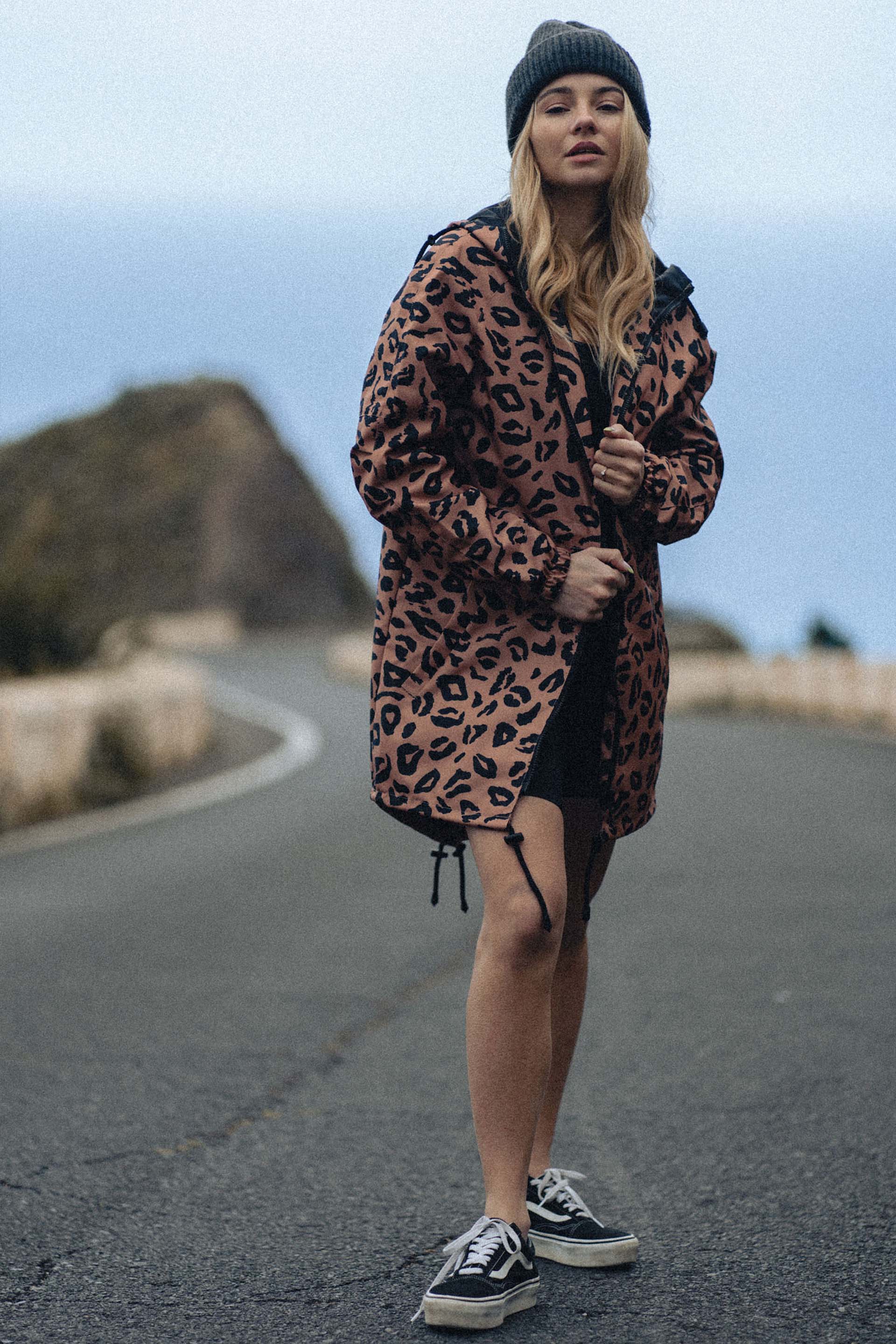 KURTKA PANTHER BROWN RAIN