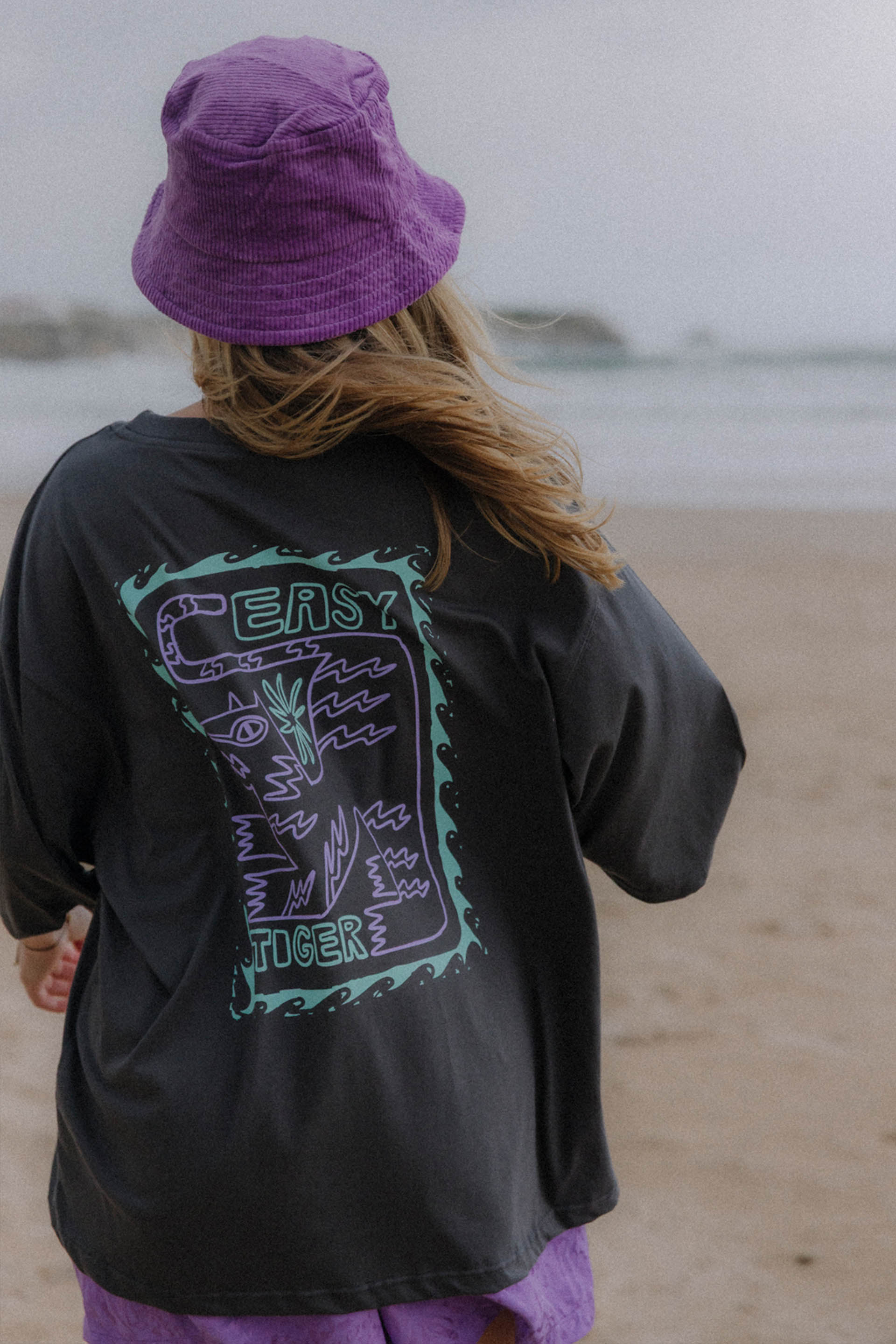 T-SHIRT BOXY EASY TIGER