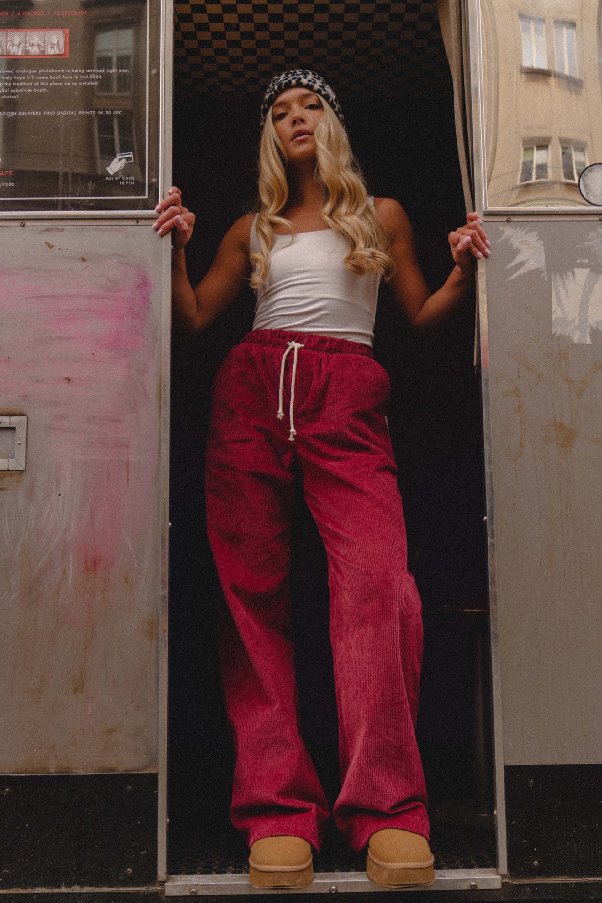 SPODNIE DAMSKIE GROOVY CHERRY