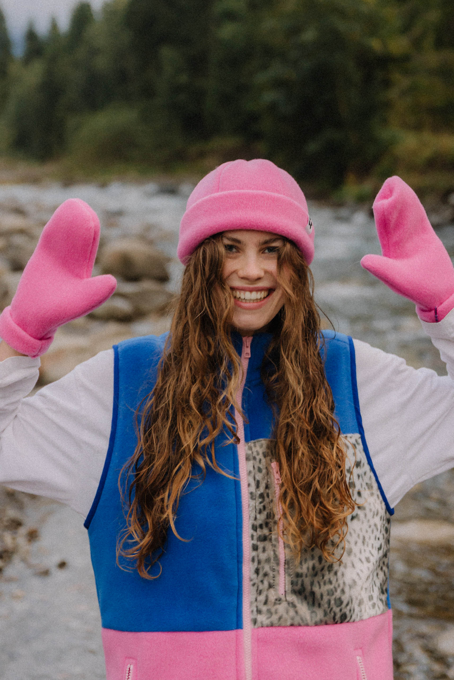 CZAPKA POLAR COZY PINK