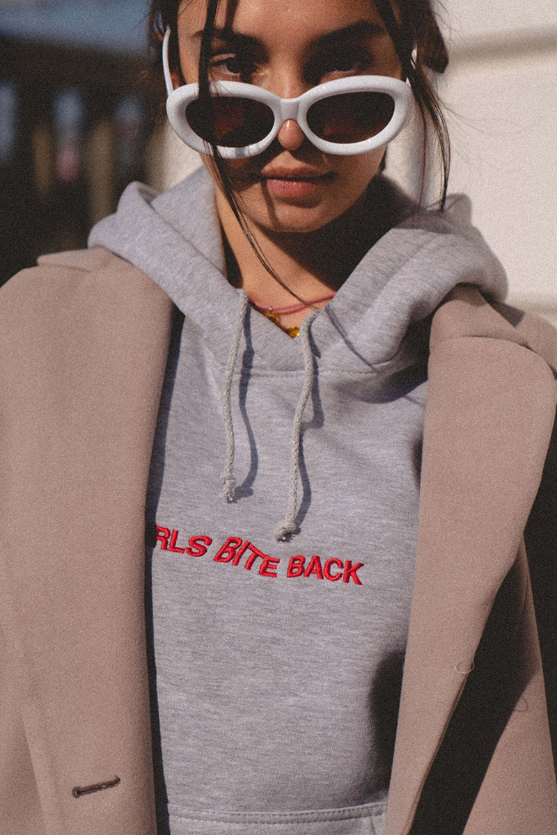 BLUZA GIRLS BITE BACK GREY