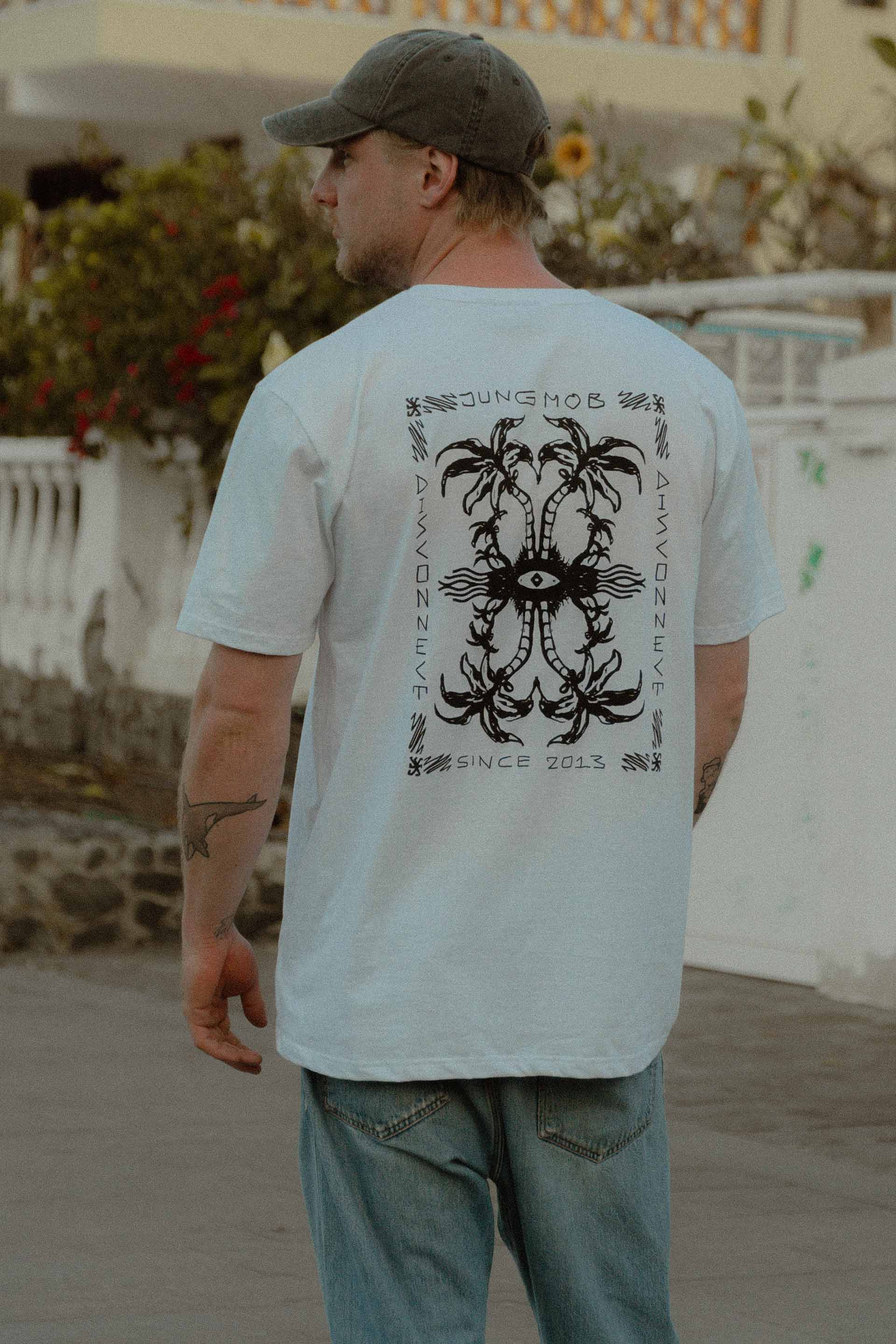 T-SHIRT DISCONNECT WHITE MEN