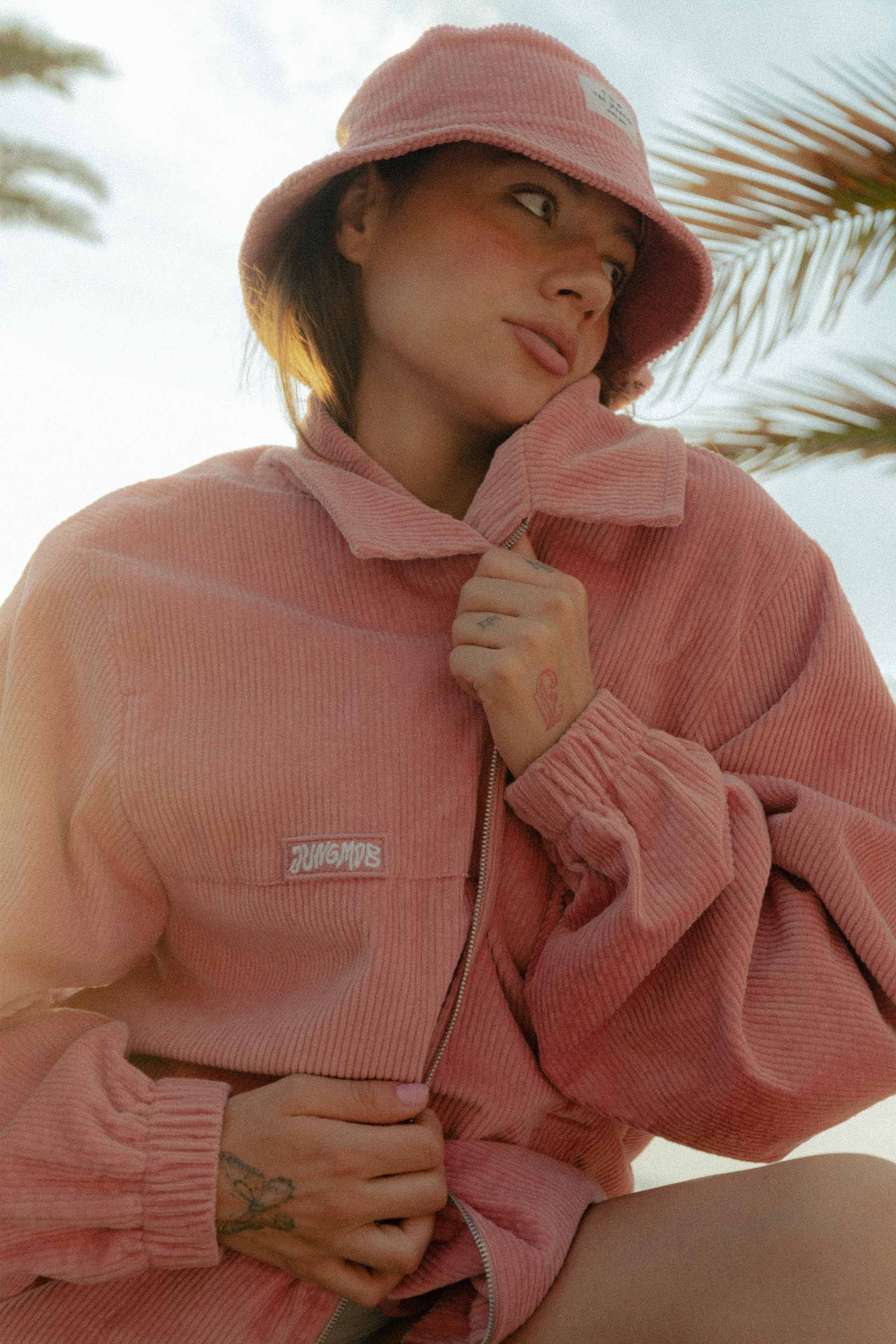 KURTKA RIDE BASEBALL JACKET PINK