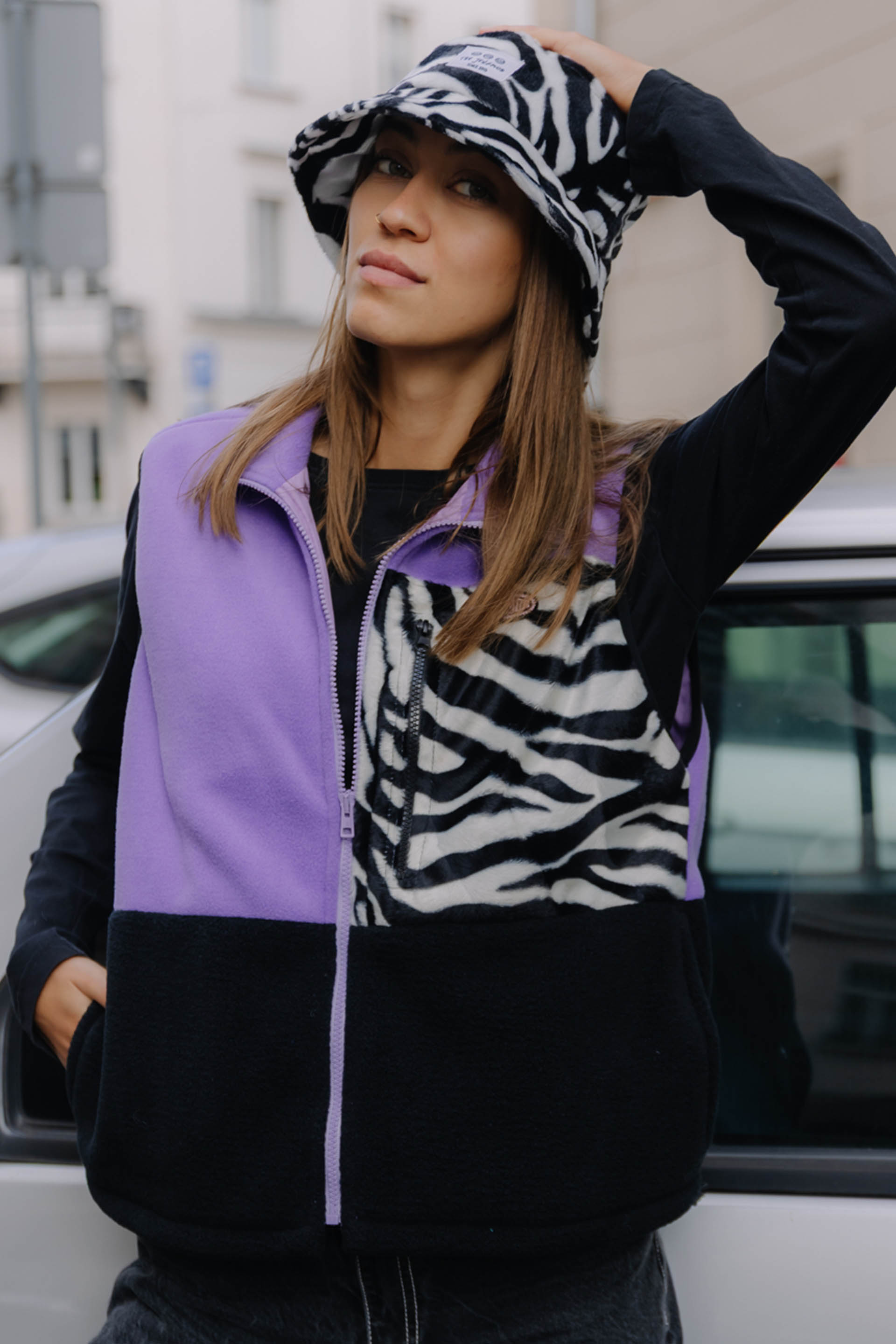 KAMIZELKA POLAR ZEBRA