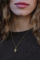 NASZYJNIK CACTUS HANDMADE