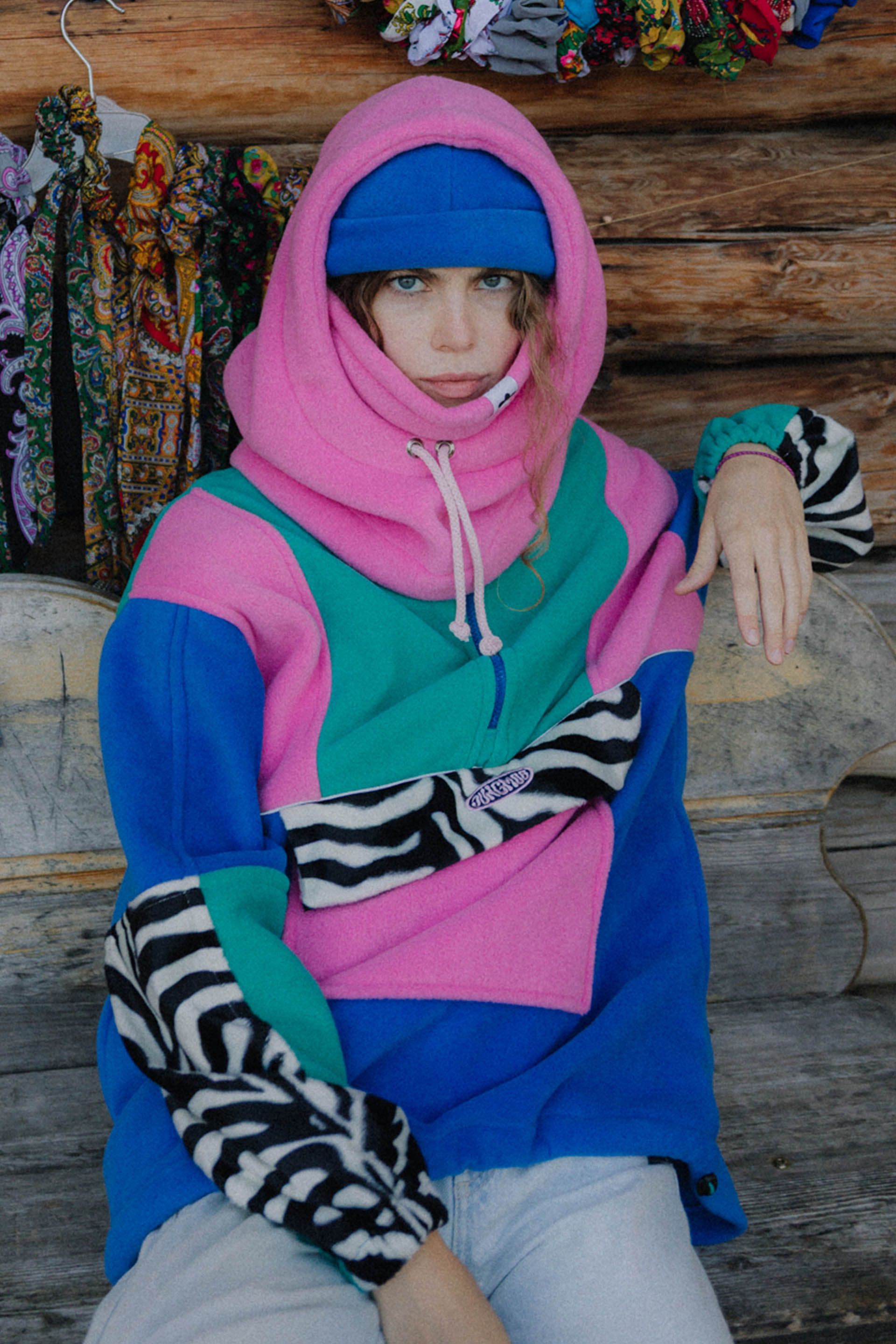 KOMIN BALACLAVA PINK