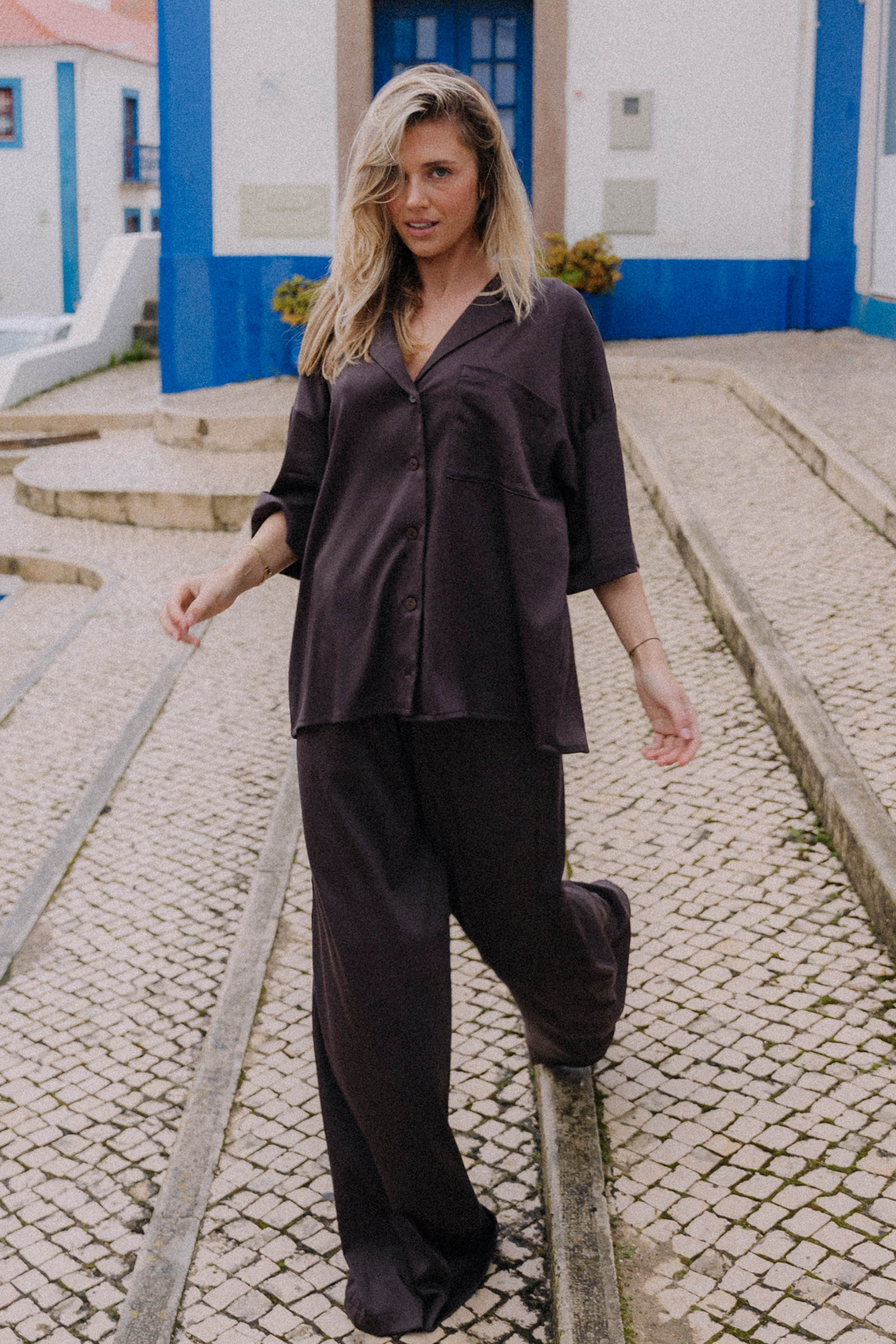 SPODNIE HANNAH CHOCOLATE