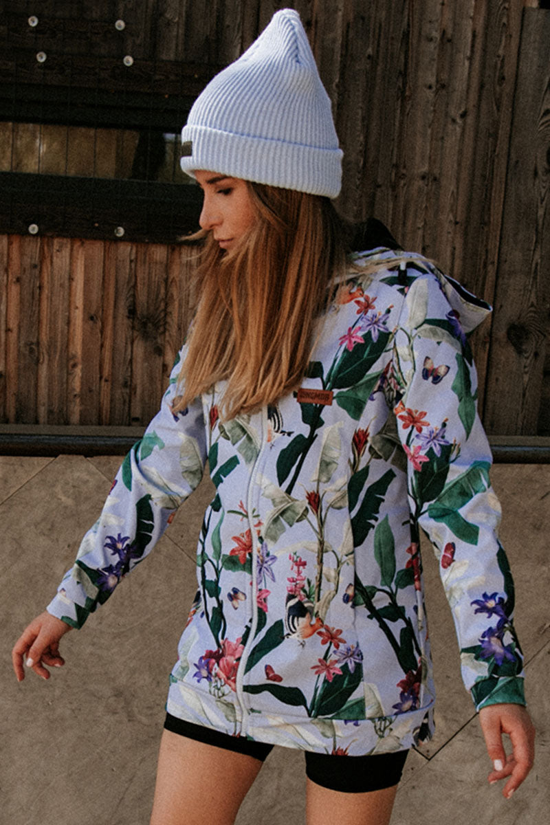 KURTKA SOFTSHELL BUTTERFLY HOUSE BLUE