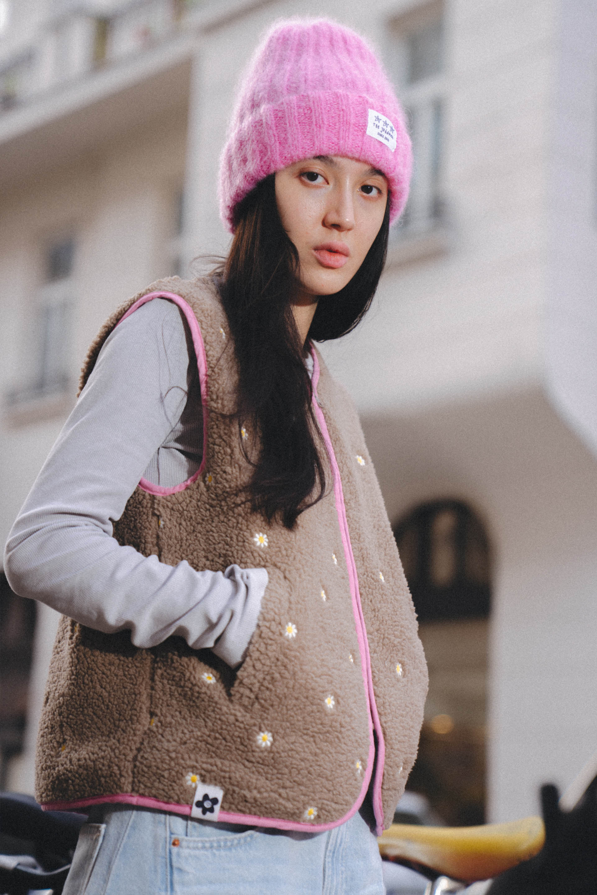 KAMIZELKA DAISY LATTE