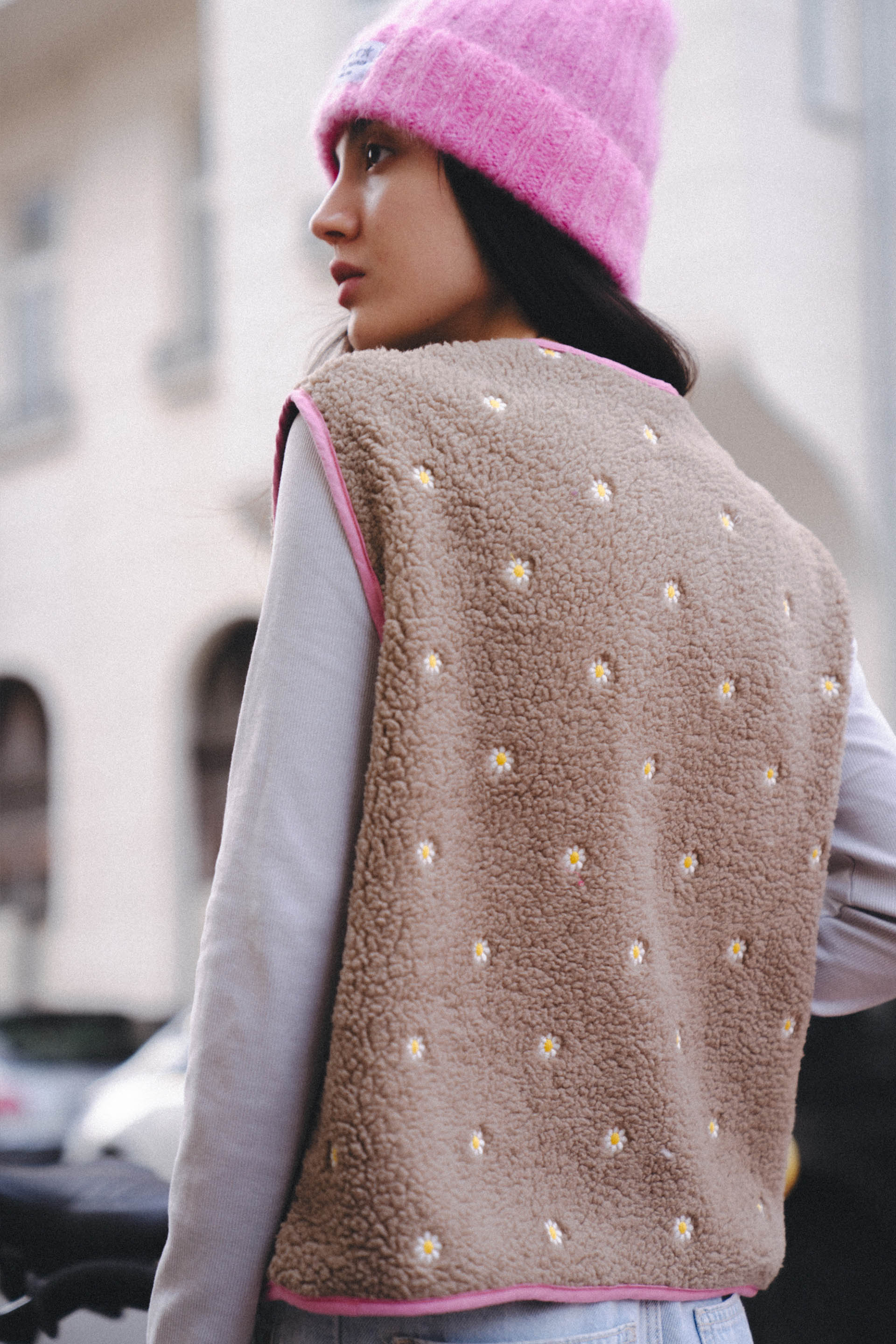 KAMIZELKA DAISY LATTE