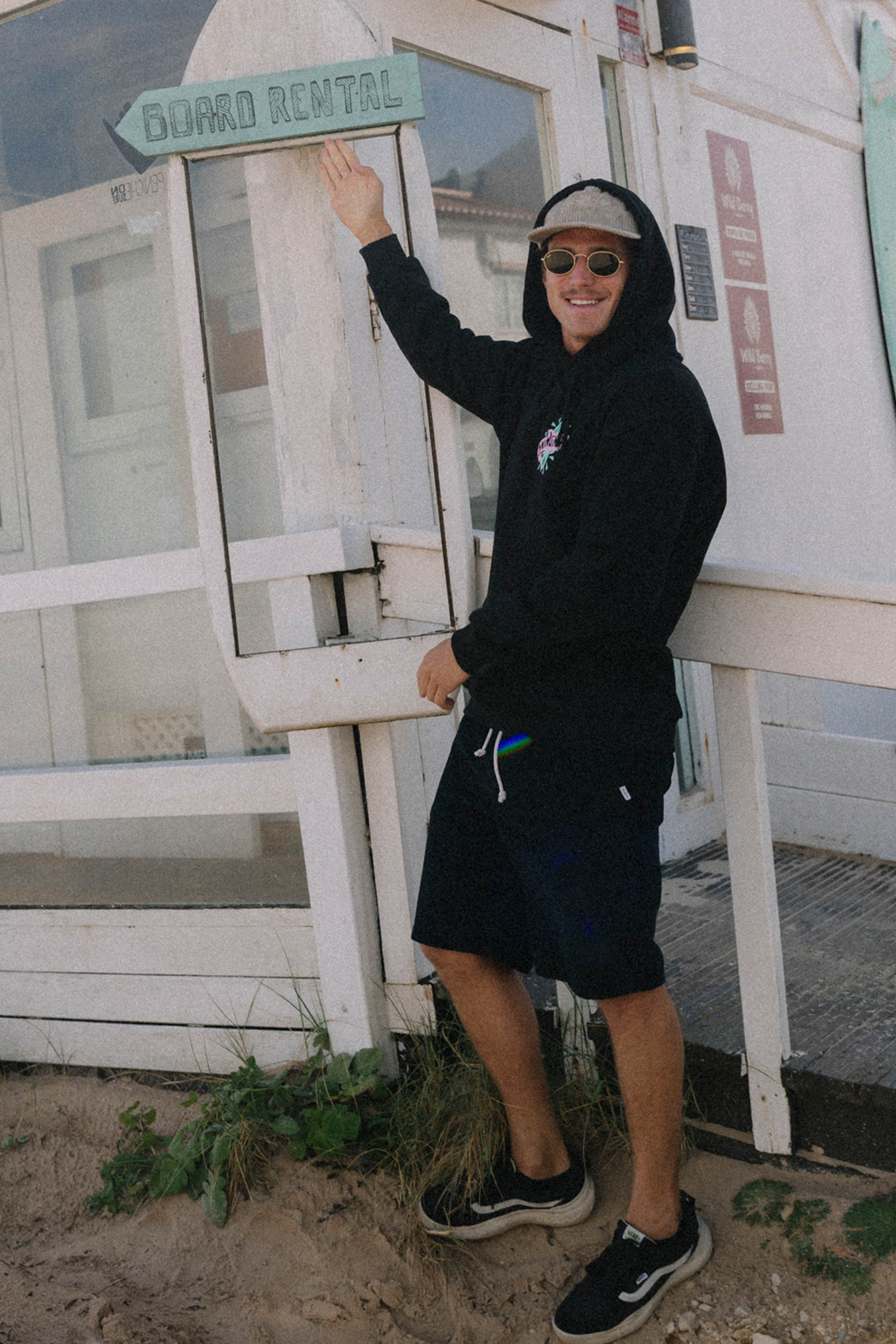 BLUZA DUDE LET'S GO BLACK