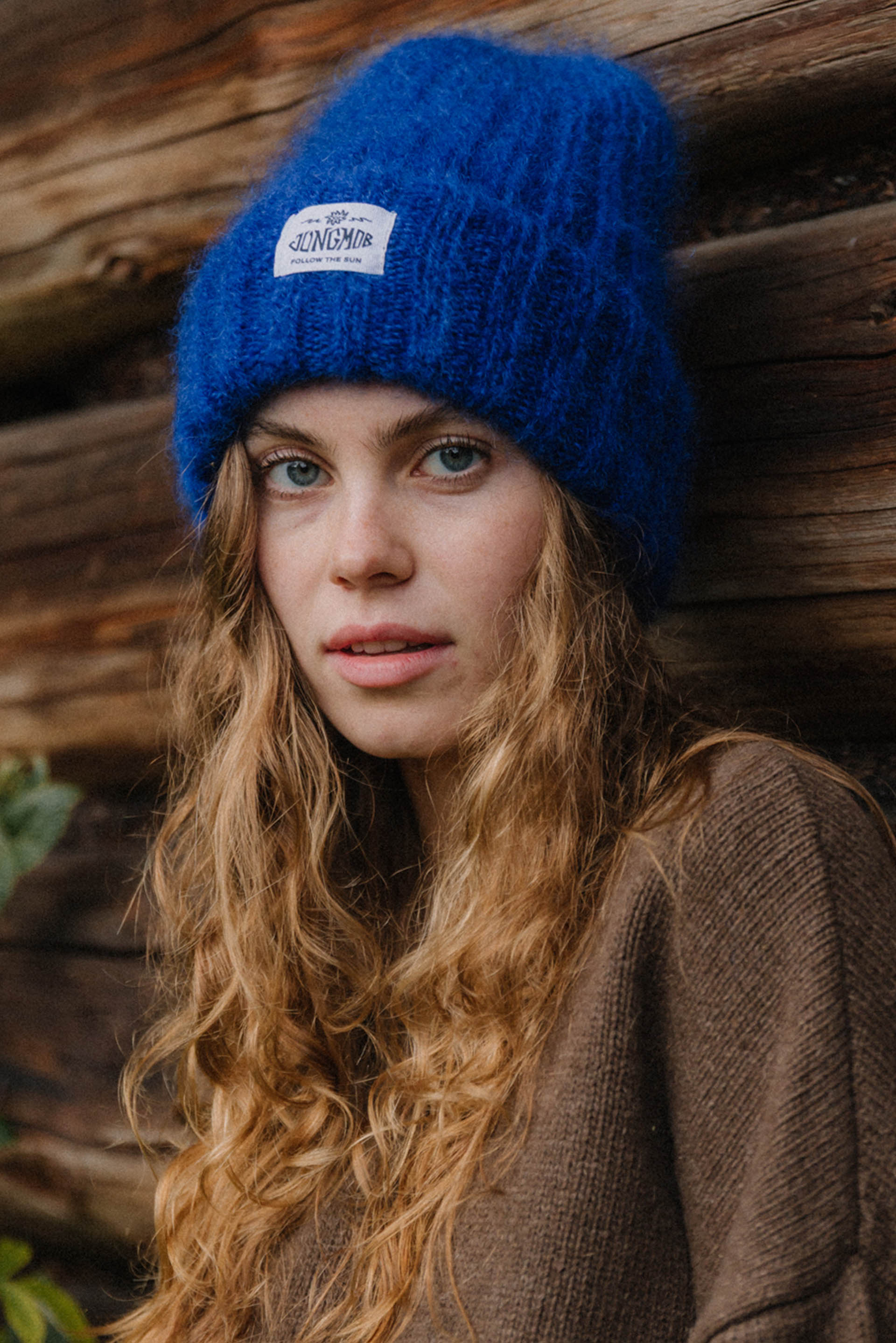 CZAPKA MOHER FLUFFY BLUEBERRY