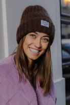 CZAPKA MOHER FLUFFY CHOCO