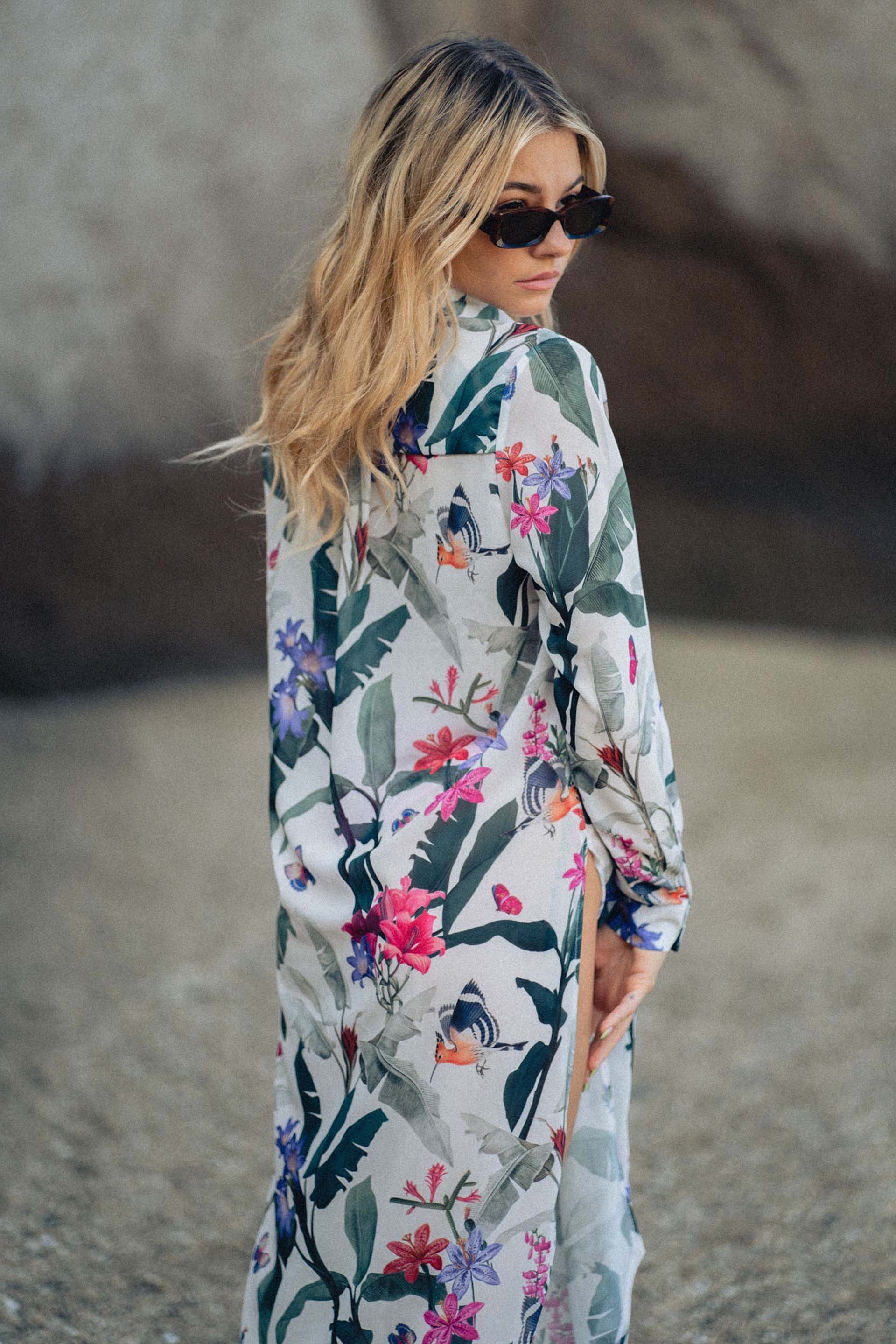 KOSZULA BUTTERFLY HOUSE WHITE