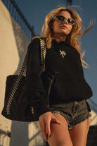BLUZA PALM SPRING BLACK WMN
