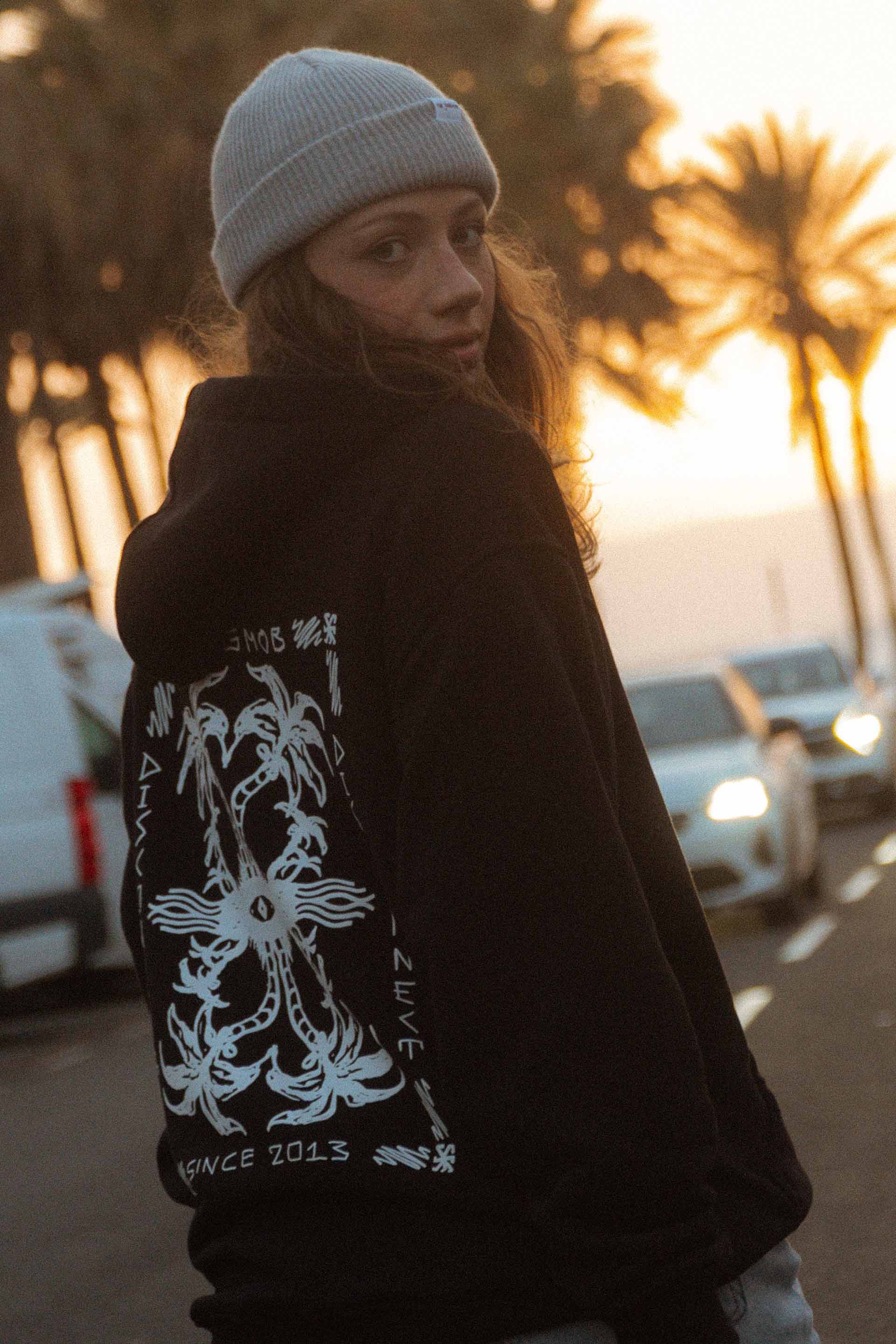 BLUZA UNISEX DISCONNECT BLACK WMN