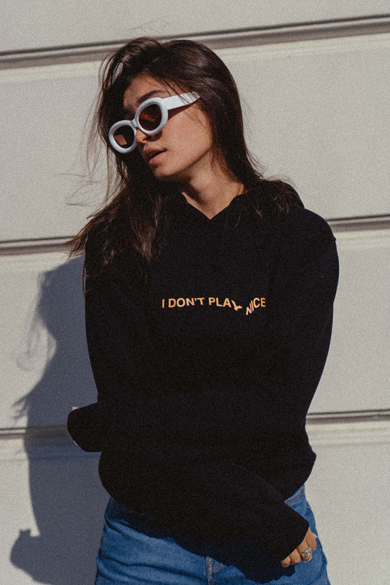 BLUZA DON'T PLAY NICE BLACK