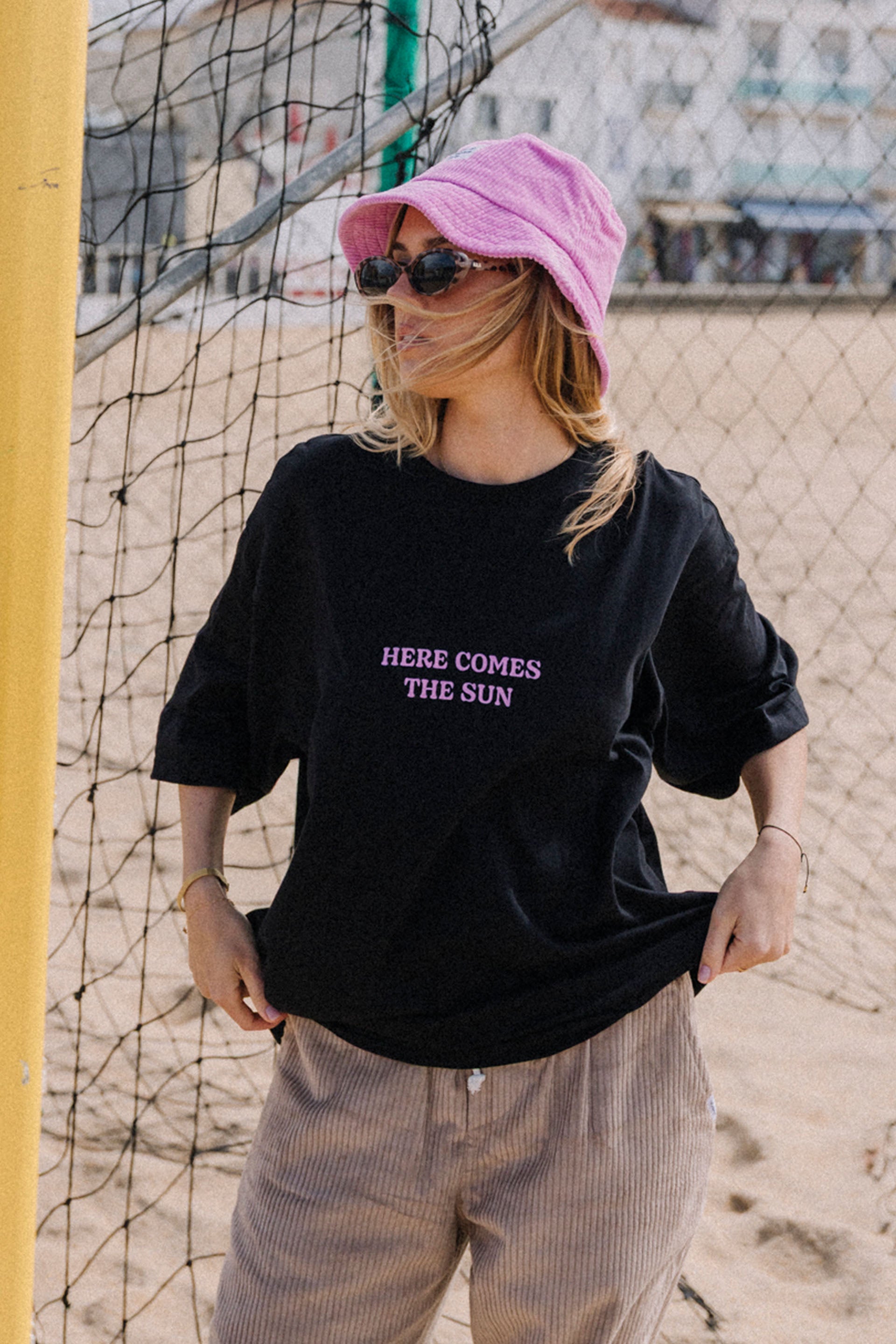 T-SHIRT BOXY HERE COMES THE SUN