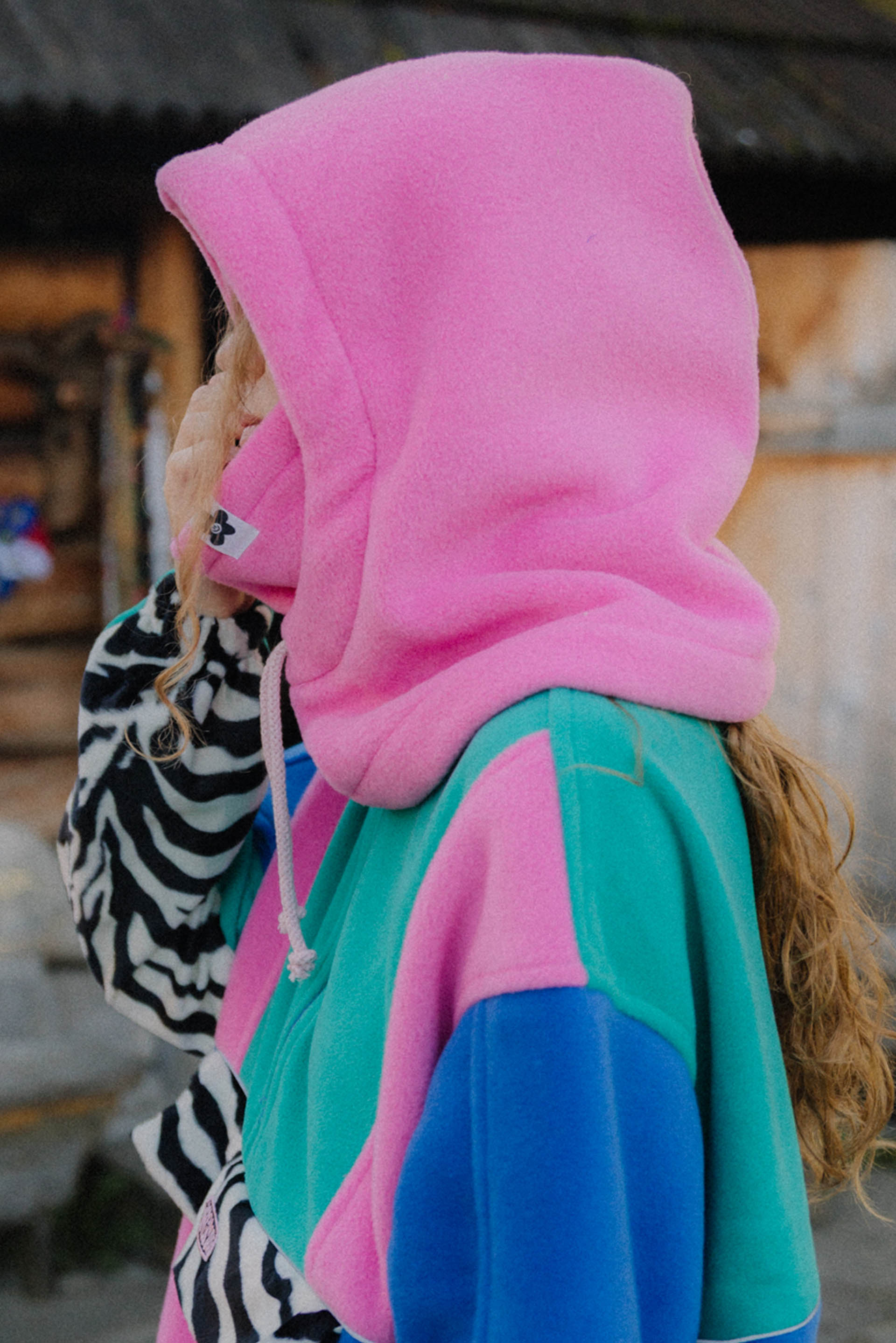 KOMIN BALACLAVA PINK