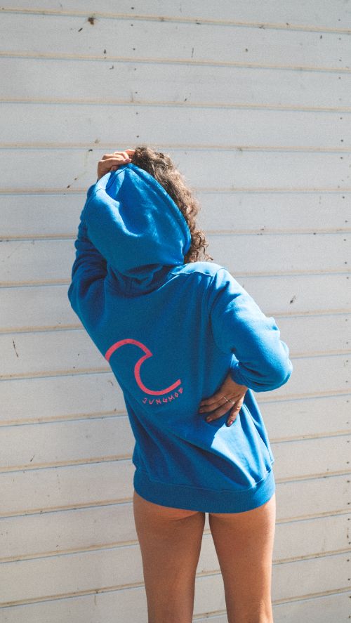 BLUZA WAVE BLUE PINK