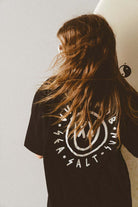 T-SHIRT TRIPPY SMILE BLACK