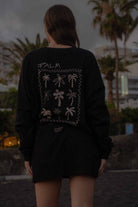 LONGSLEEVE PALM SPRINGS RETRO BLACK WMN