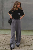 T-SHIRT TRIPPY SMILE BLACK