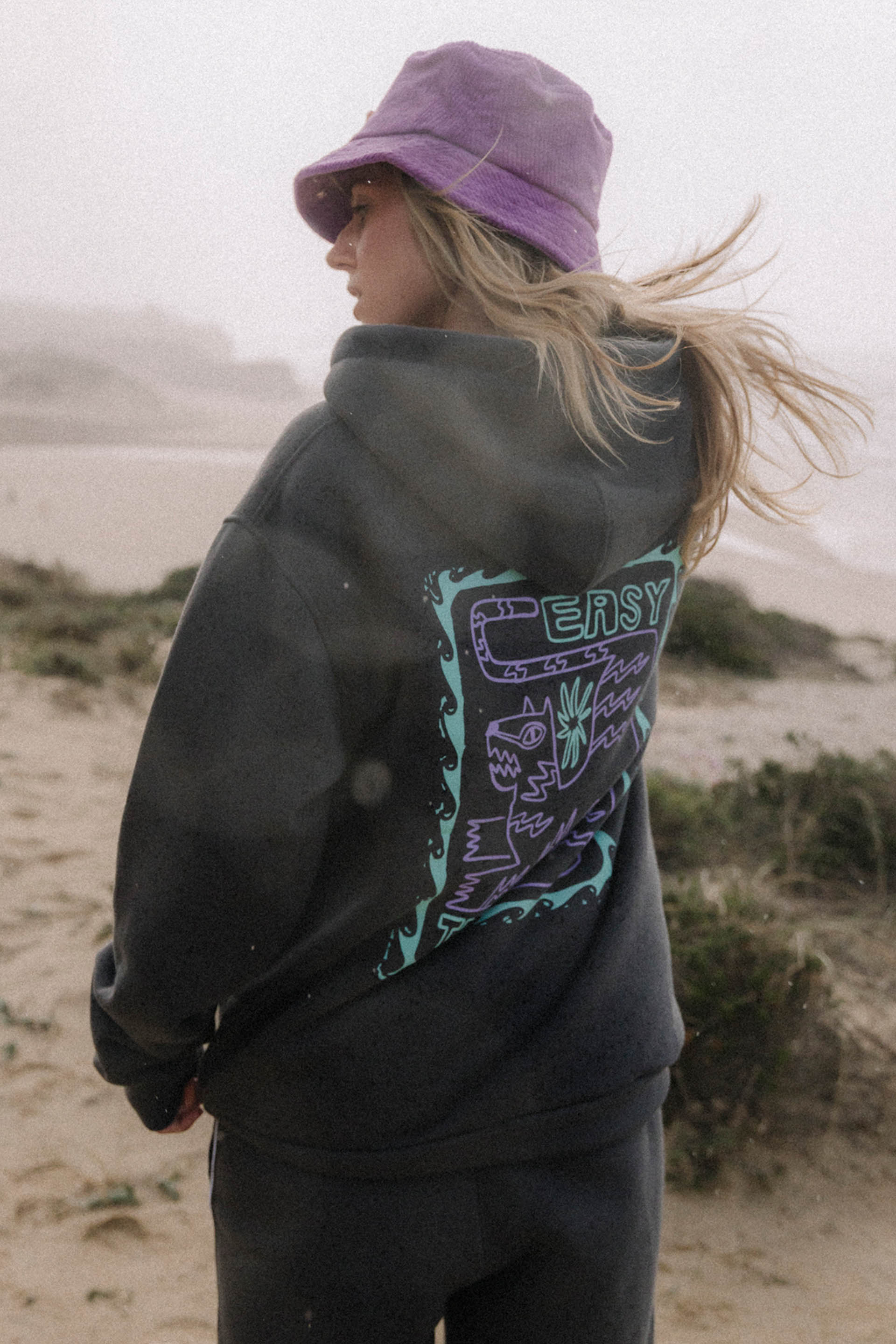 BLUZA EASY TIGER GRAPHITE