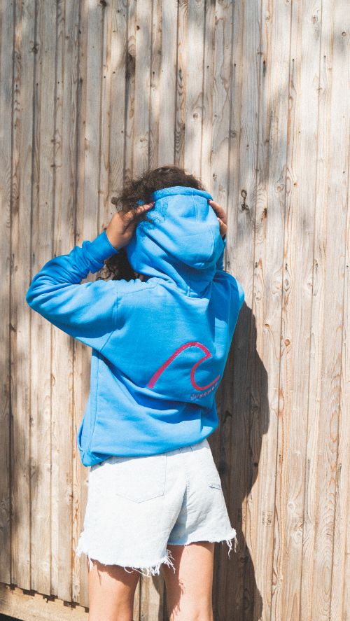 BLUZA WAVE BLUE PINK