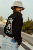 LONGSLEEVE PEACE JUNGMOB BLACK WMN