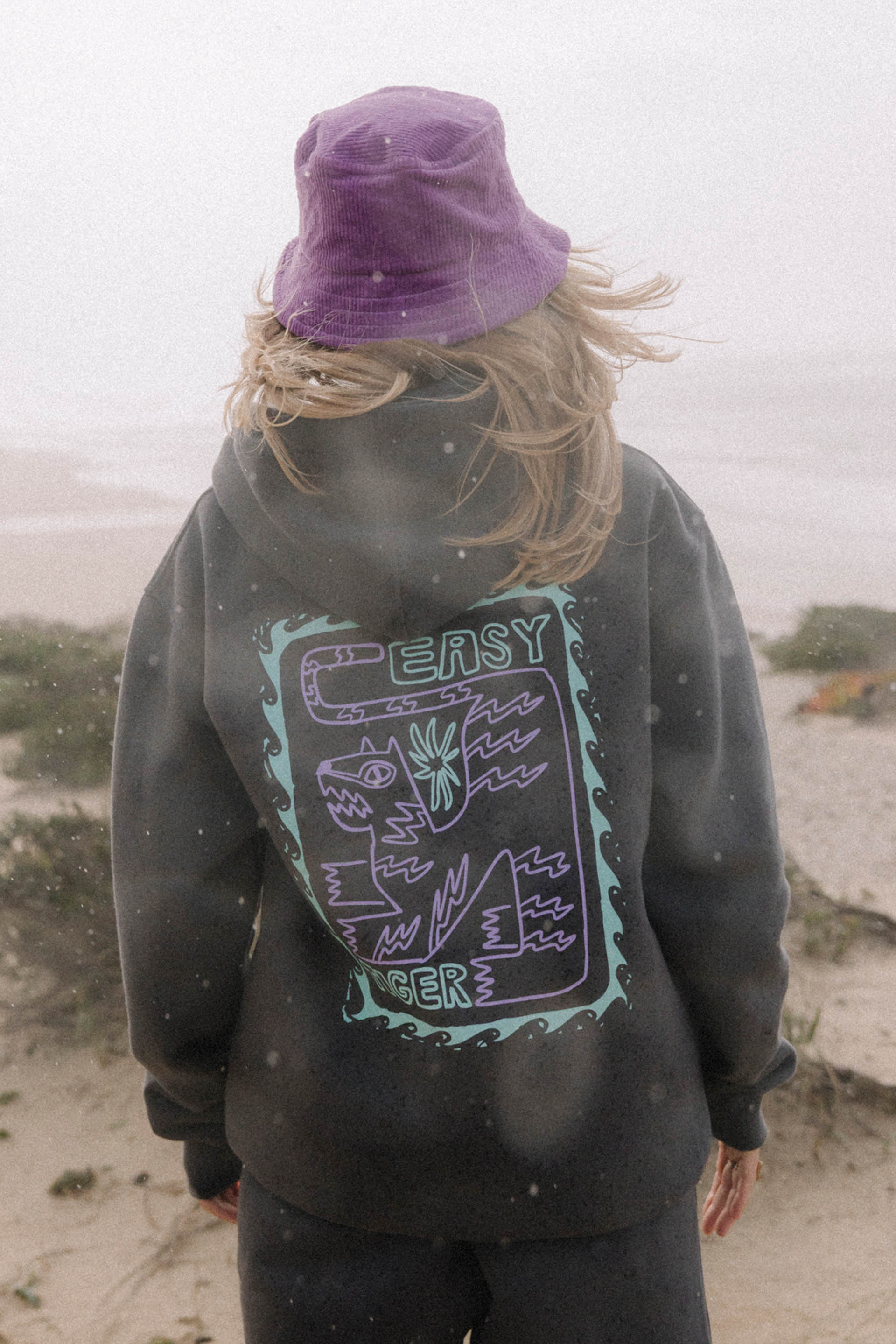 BLUZA EASY TIGER GRAPHITE