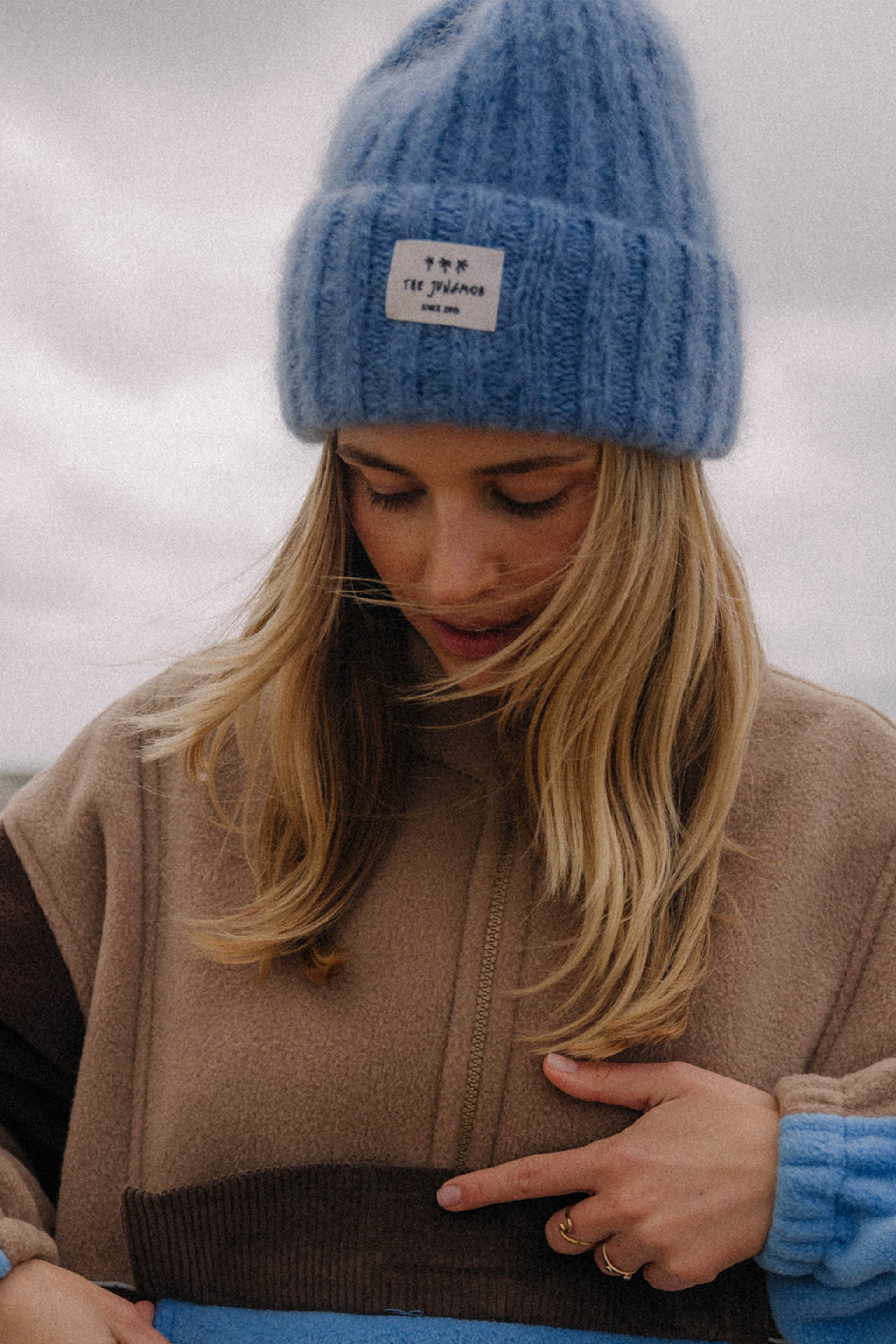 CZAPKA MOHER FLUFFY BLUE SKY