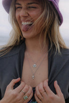 NASZYJNIK SMILE SILVER HANDMADE