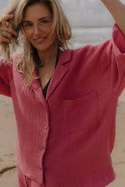 KOSZULA FUNKY MALINA