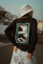 LONGSLEEVE PEACE JUNGMOB BLACK WMN