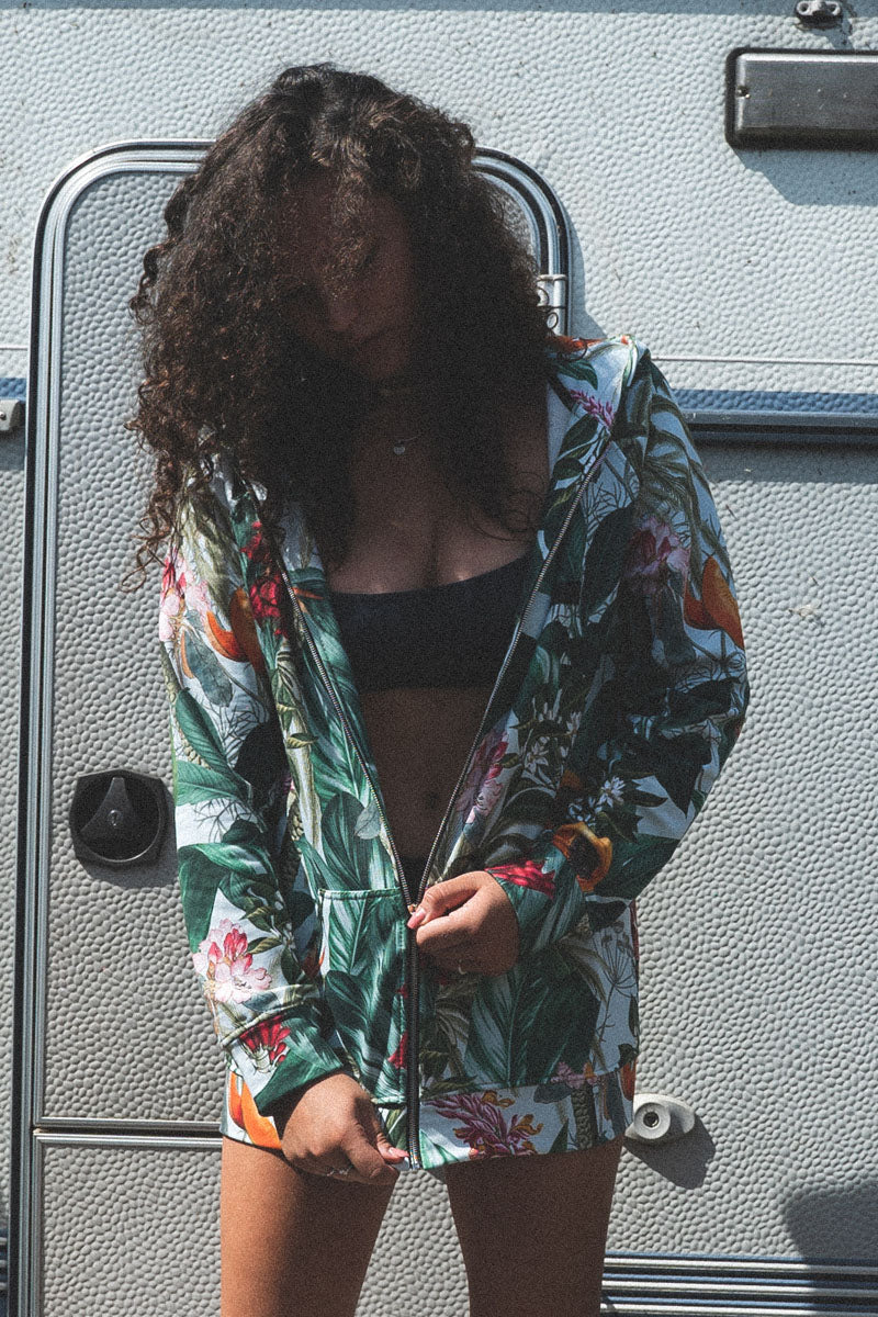 BLUZA PAPAYA JUNGLE ZIP