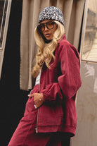 KURTKA RIDE BASEBALL CHERRY