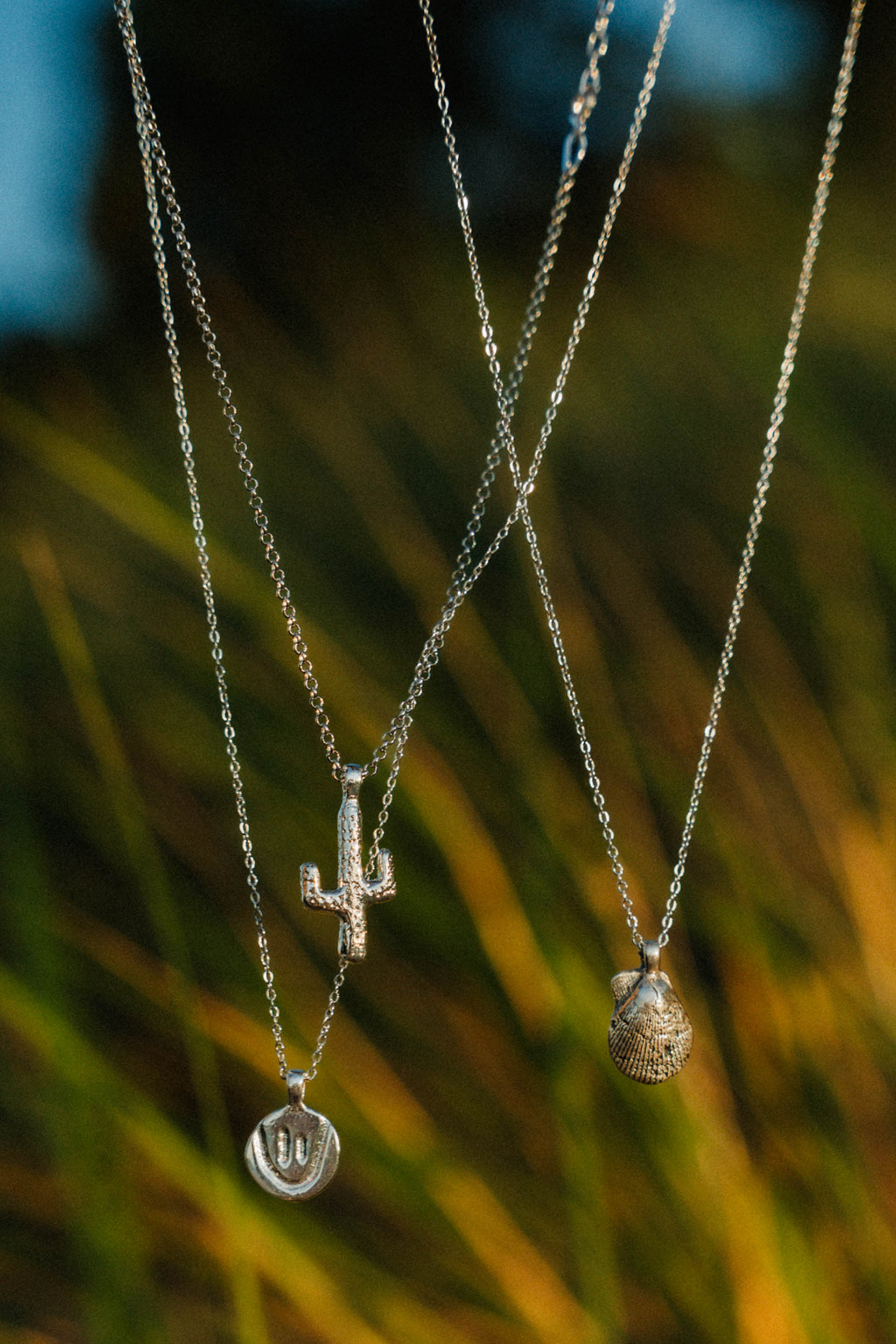 NASZYJNIK SMILE SILVER HANDMADE