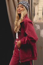 KURTKA RIDE BASEBALL CHERRY