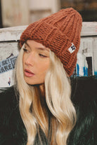 CZAPKA MERINO CAKE CHOCO handmade