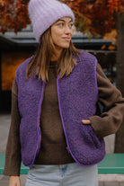 KAMIZELKA MERINO PURPLE HAZE